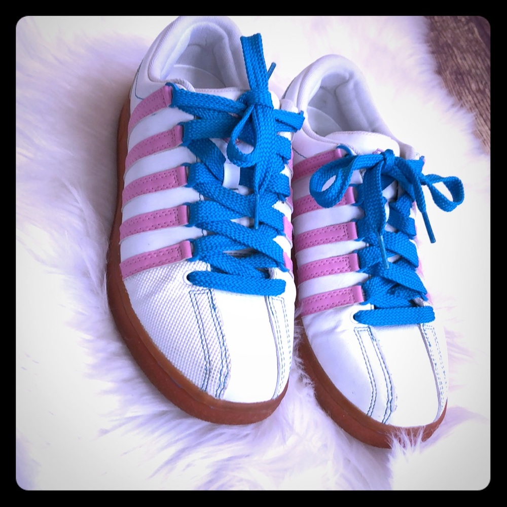 K•SWISS women’s pink and blue sneakers size 8